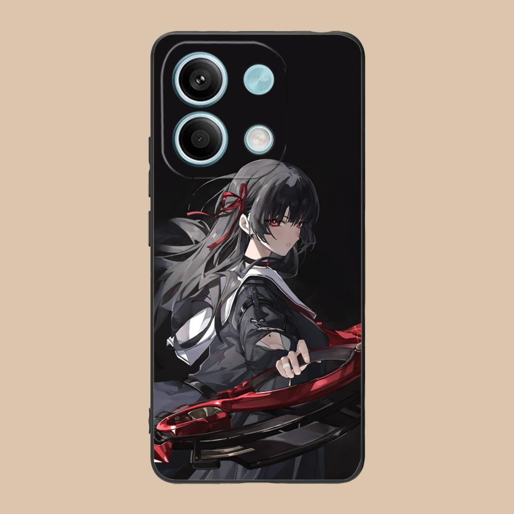 Wuthering Waves Chisa Phone Case for POCO F8 F7 F6 F5 F4 F3 F2 Pro GT C75 C71 C65 C61 C40 Pro Ultra Soft TPU Shockproof Cover