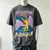 Led Zeppelin Unisex Fashion Street Casual Tee Classic Loose Cutting Comfort Daily Wear Shirts Stylish Unique Oversized Classic