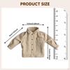 1/12 Action Figure Clothes Doll Shirt Mini Fashion Photo Prop Miniature Clothing for 6" Male