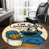 Cookie Monster,Dunking Chair mat Round Rug Office carpet, Non slip, Suitable for Living Rooms, Bedrooms Decor 1205689a