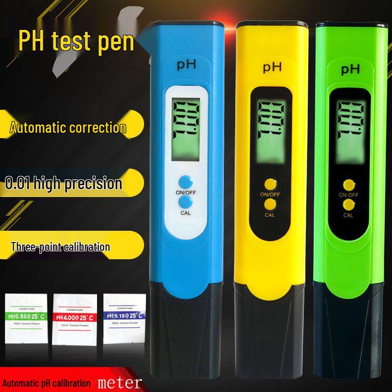 

Shuangyang Portable pH Tester: Automatic Calibration Water Quality Acidity Meter зелений