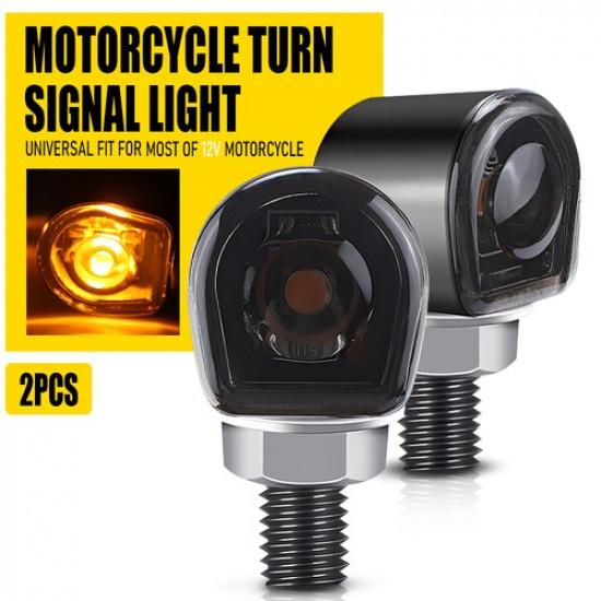 

2X LED New Signals Turn Indicator Universal Light For Motorcycle Lamp Amber