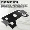 Nonstick Silicone Gas Stove Protector Mat Stain-resistant Gas Stove Gasket  Housewife