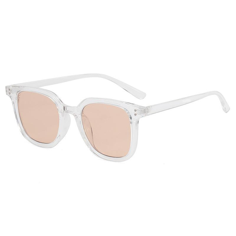 Gradient Brown Blush Lens Black Frame GM Style Sunglasses Women Men High-end UV Protection Fashion Sun Glasses