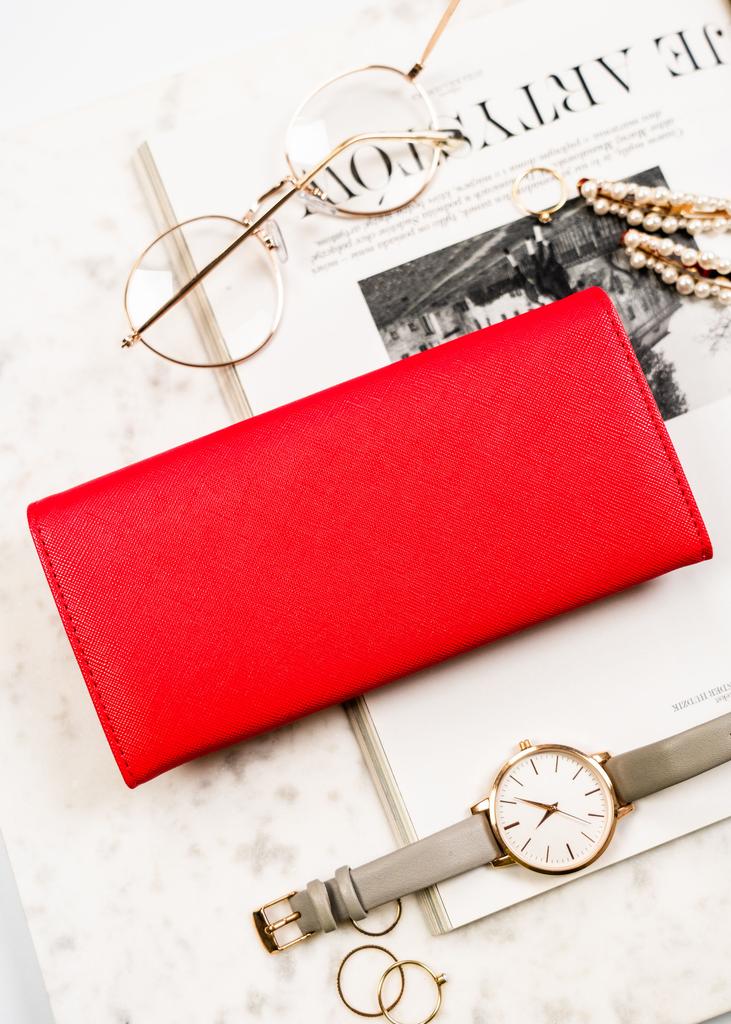 Women's PU wallet GD22-SFK-7526 Red