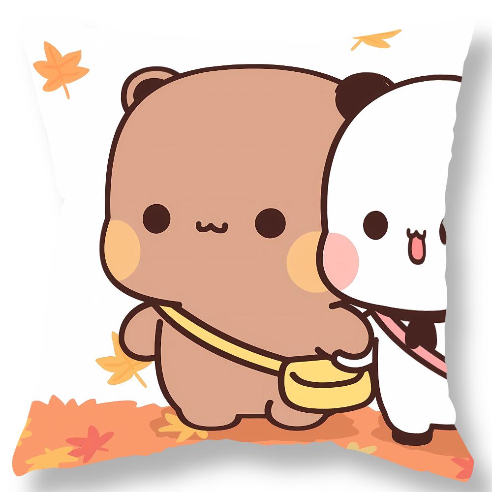 Cute Bear Bubu Dudu Pillowcase Kawaii Cartoon Animation Living Room Sofa Cushion Cover Bedroom Room Home Decoration Gift