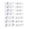 3D Chrome Silver Car Styling Ix I3 I4 I7 iX Ix3 iX4 Ix7 Emblem Decals Sticker for X1 X3 X5 X6 GT Rear Trunk Decoration EV2
