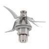 Stainless Steel Blender Blade with Measuring Cup Lid Juicer Mixer Replacement Part for Vorwerk