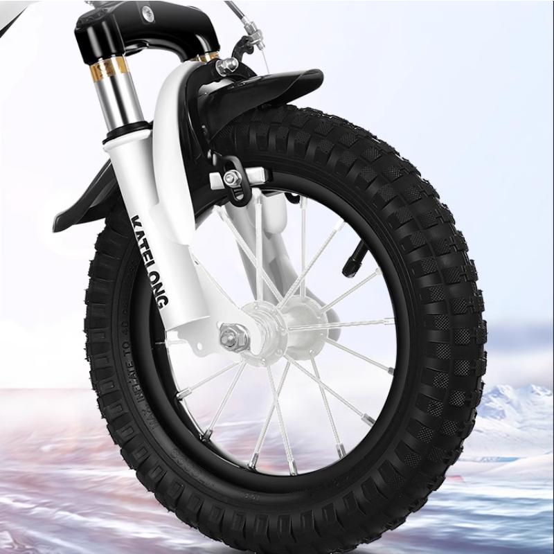 16/18/20 Inch Fietswiel Zwart Verdikt Stalen Wiel Voor/Achter 2.125/2.4/2.5 Kinderfiets Wielset Met Antislipband Aangepast