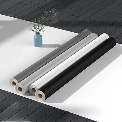 60CM Peel and Stick Vinyl Wallpaper Matte Black Gray White Removable Thick Contact Paper for Walls Kitchens Countertops Cabinets