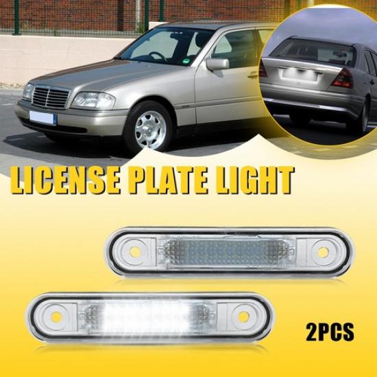 

LED License Number Plate Light Lamp For 1984-1991 Mercedes-Benz W124 E-Class EXV