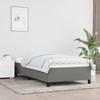 347019 vidaXL Bed Frame Dark Grey 80x200 Cm Fabric