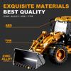 Non-Toxic Huina 1/50 Miniatures Of Metal Car Loader Truck Loader Excavator Crawler Model Crawlers Toys For Children Diecasts Toy Vehicles