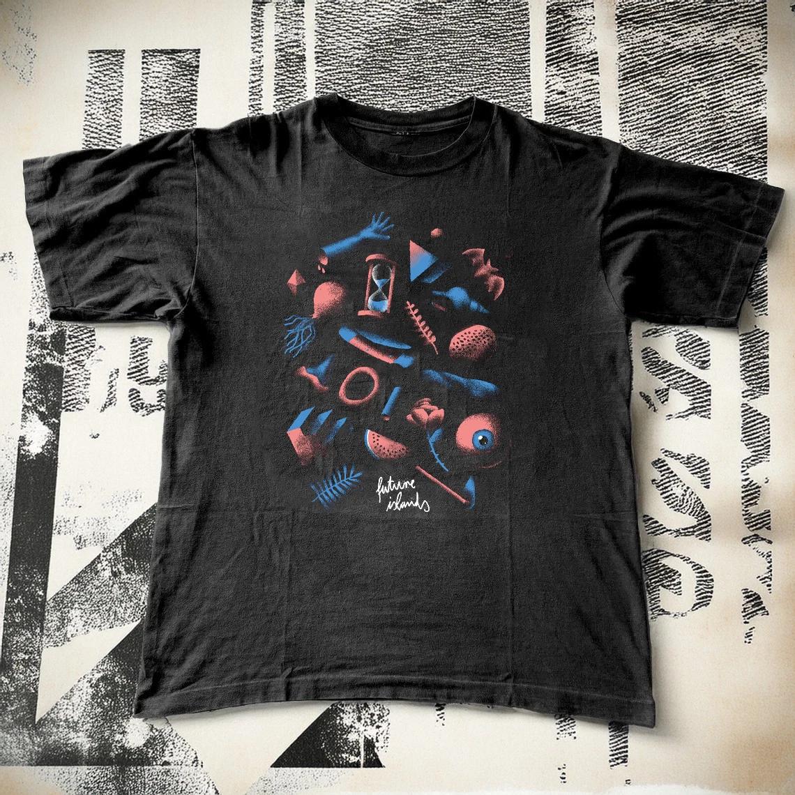 Future Islands Black Cotton Shirt All size S-5XL L226 XXXXL