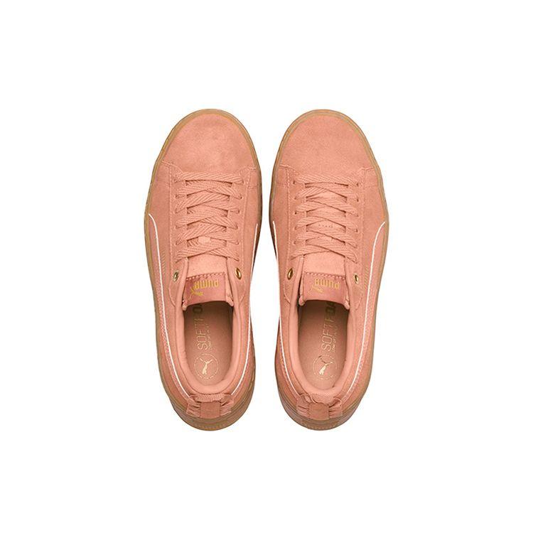 Puma Smash Platform Frill Retro Low-Top Sneakers Women Sneakers Coral 366928-02