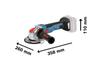 Bosch Professional 18V Cordless Disc Grinder Charger Sold X-LOCK (body Only, Separately) GWX18V-10SC5H