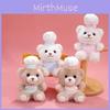 Plush Bear Keychain With Chef Outfit For Bag Decoration And Gift Giving