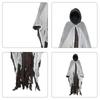 Halloween Robe Cloak Cosplay Costume Vampire Reaper Cosplay Cape Wizard Cloak for Escape Room Theme Party Adult Unisex Man Women