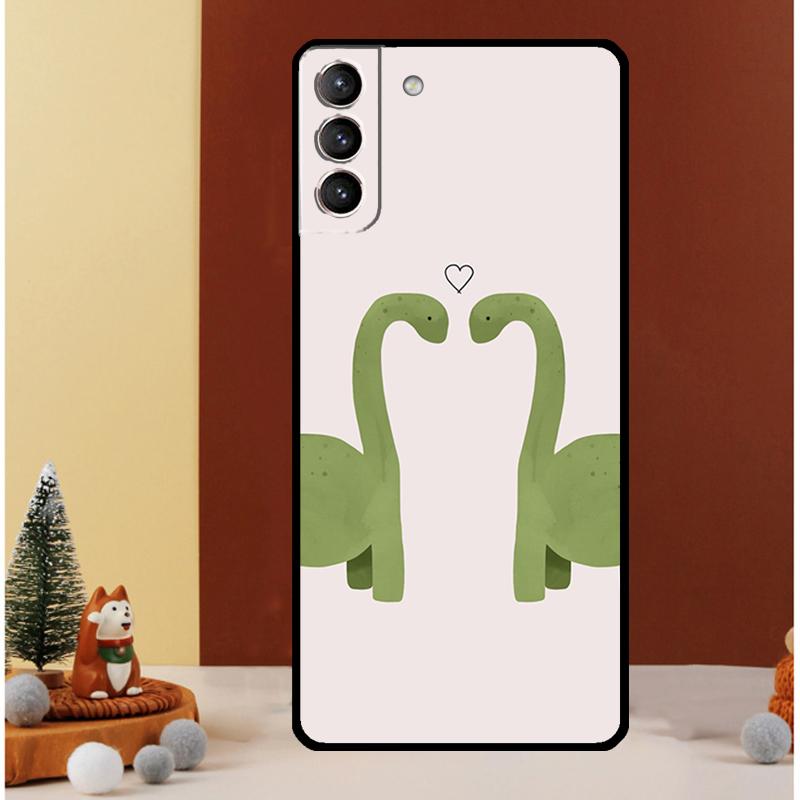 Dinosaur Collage Case For Samsung Galaxy S24 S26 Ultra S21 S22 S20 S23 S25 Ultra S10 Plus S25 FE Cover Funda