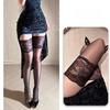 Erotic Stockings Sexy Lace Over Knee Sheer Stockings Pure Desire Passion Sexy Lingerie Transparent Thigh Socks for Women
