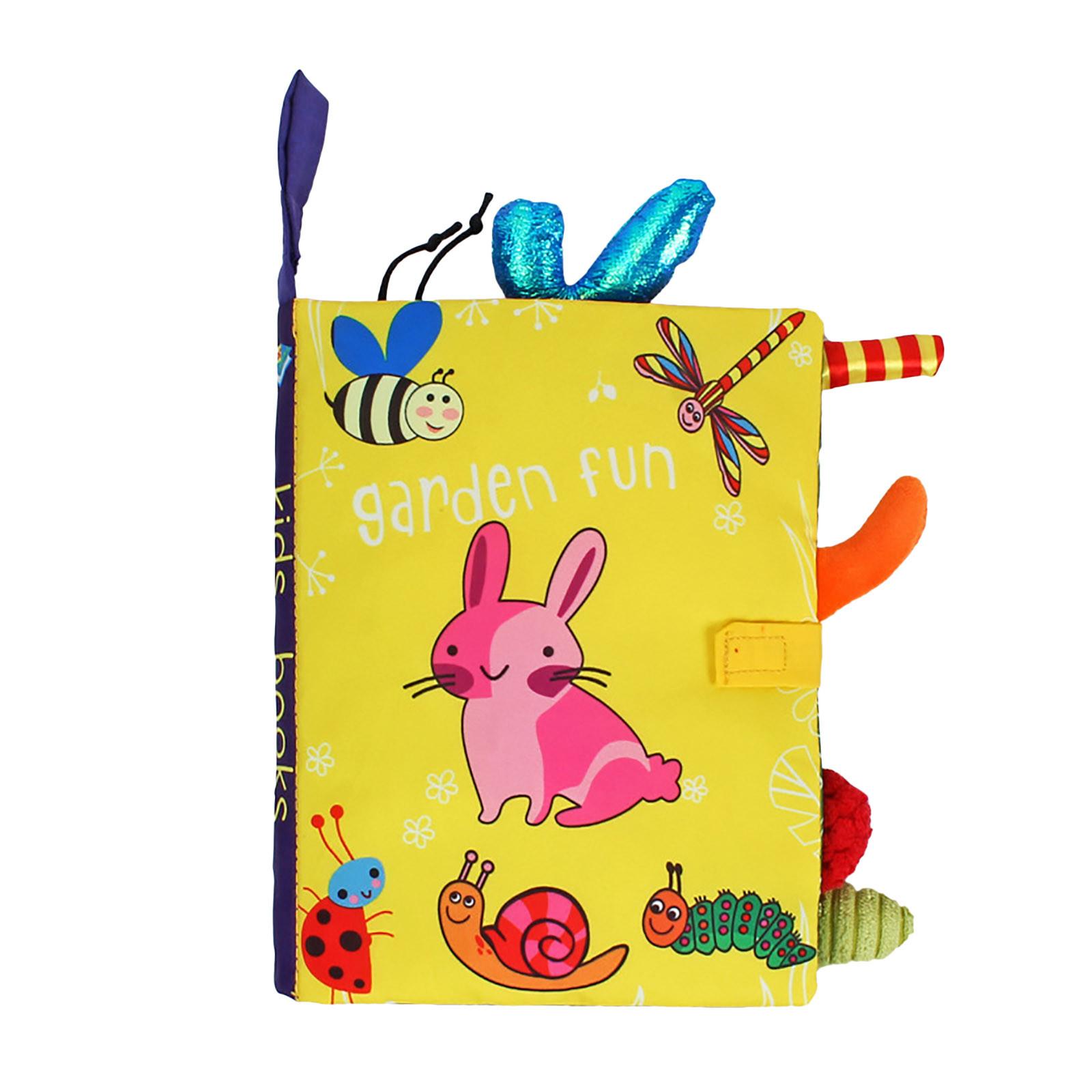 

Дитяча тривимірна тканинна книжка з хвостами тварин Дитяча розвиваюча іграшка-головоломка