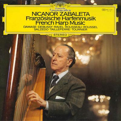 LP Record NICANOR ZABALETA - French Harp Music MG1177 POLYDOR - Japan Classical Used