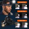 USB Rechargeable Aluminum Alloy Headlamp Super Bright Front Head Lamp 3 Lighting Modes Zoomable Head Lights Forehead Light