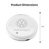 hijk1 Car Glowing Coasters LED Light Water Cup Mat For VW Golf Amarok T5 Phaeton GTI Teramont ID3 Car USB Charging Coasters keychain