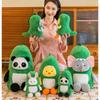 Stuffed Dinosaur Transformation Toy Animal Plush Doll Children Throwing Pillow