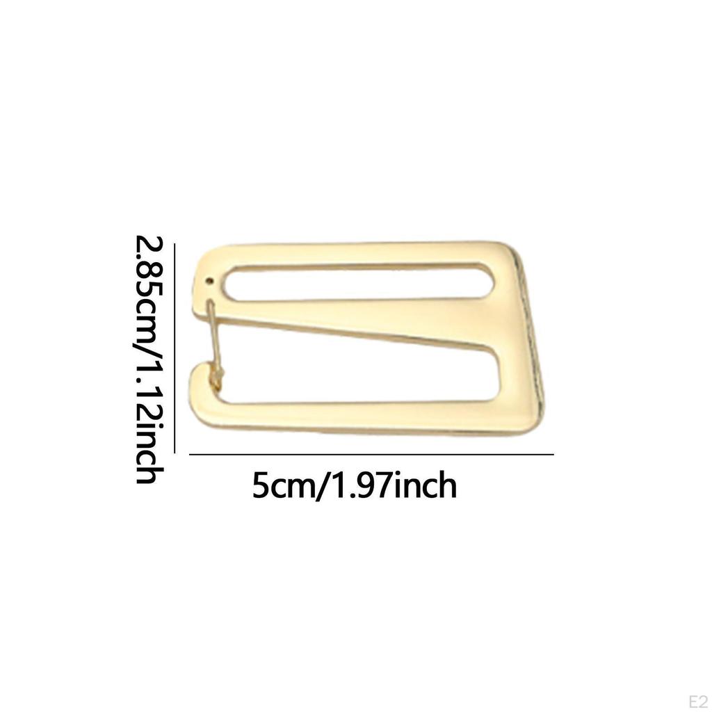 4 stycken Rem Bältesspänne med Öppen Krok Bandklämma Snabbkoppling Metall G-krokar