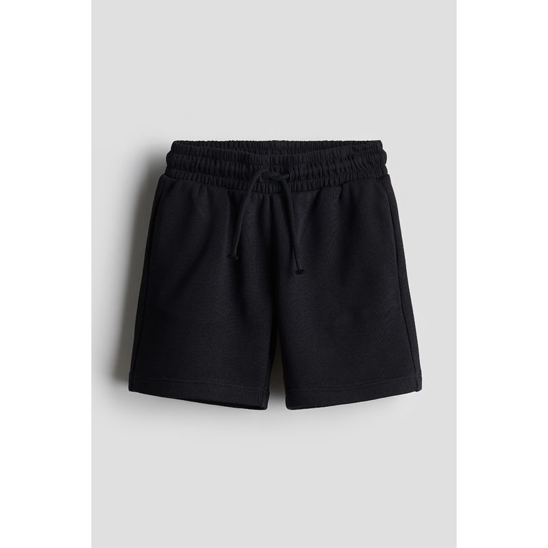 

HM Children s Clothing Boys Sweatpants Autumn Plaid Lightweight Soft Knee-Length Drawstring Shorts 1229720 Black 110/50((3-4Y))