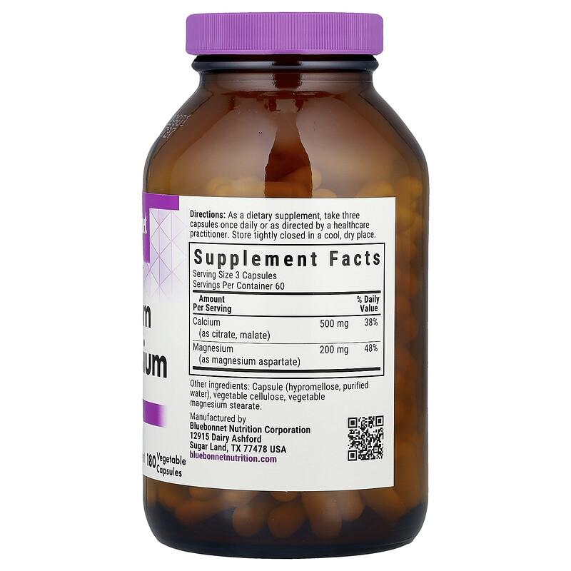 Calcium Magnesium, 180 Vegetable Capsules