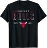 Oficjalna koszulka NBA Chicago Bulls z negatywną przestrzenią