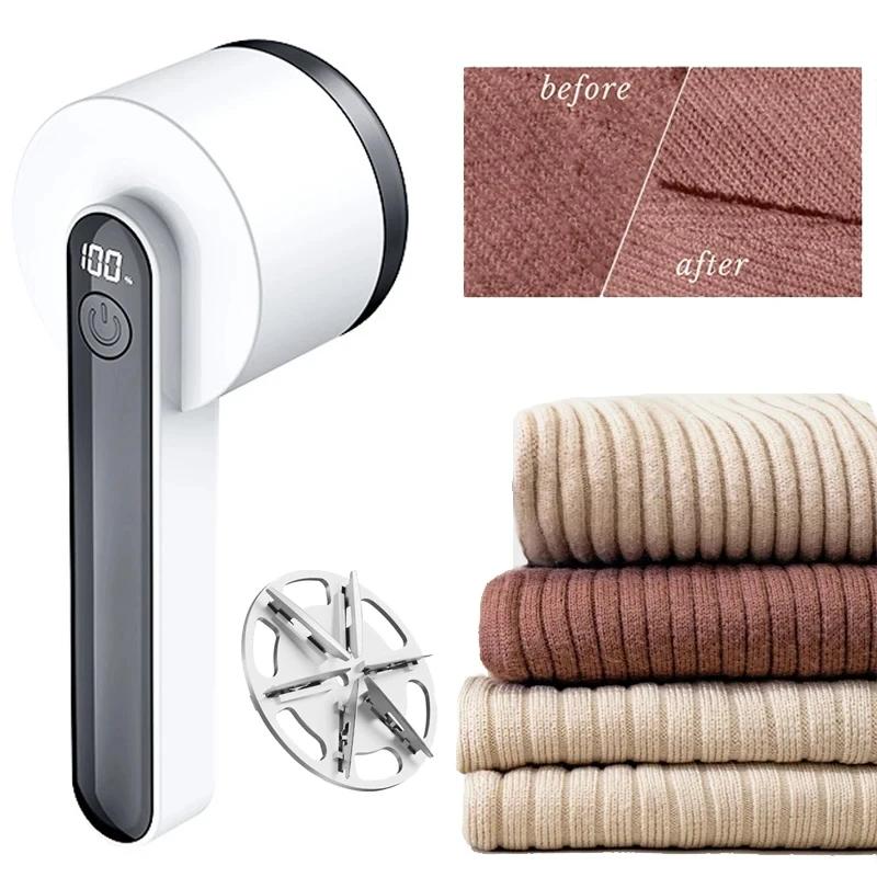 

Fabric Shaver Lint Remover Battery Operated Portable Fabric Shaver Lint Shaver Defuzzer Sweater Shaver for Clothes Furniture білий