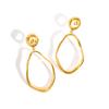 Irregular Geometric Earrings for Women Gold Color Stainless Steel High Quality Earrings Exaggerated Party Jewelry Gift