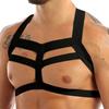 Elastischer Herren-Schulter-Brustmuskel-Harness-Gürtel, ausgefallener Club-Käfig-Kostüm-Gurt-Zubehör