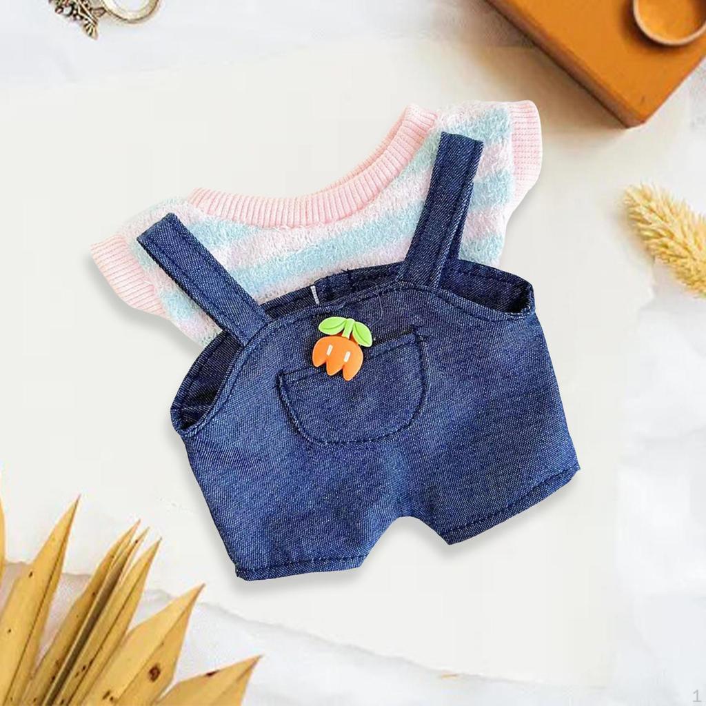 Plush Doll Clothes for 20cm DIY Accessories Dress up Suit