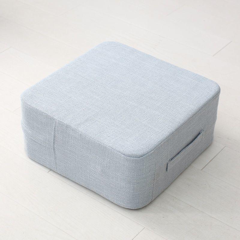 Оранжевая моющаяся татами кресло-мешок напольная подушка для сидения за кофейным столиком 38x38x20cm небесно-голубой 1770₽