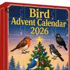 Festive Home Hanging Decor 24 Day Bird Advent Calendar with 2D Flat Acrylic Pendants, Christmas Countdown Calendar, Ornament for Holiday Trees