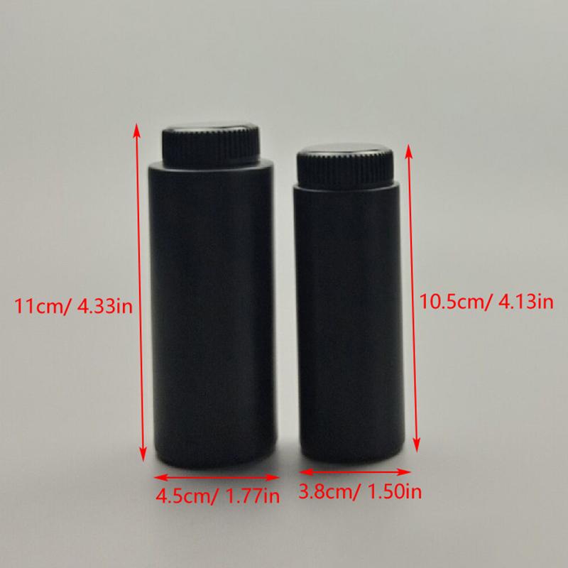 1PC 100ML/150ML Black Talcum Powder Bottle Refillable Cosmetic Powder Dispenser Plastic Powder Container Empty Pots Bottles