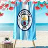 Wild MCFC Victory Print Beach Towel, Large Soft Quick Dry Towel for Beach Camping Swimming