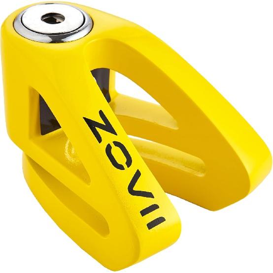 Bloccadisco, Perno di bloccaggio da 10 mm Antifurto Acciaio legato Tipo a peso Design a V, Applicabile a Motocicletta Bicicletta elettrica Scooter, Fluorescente