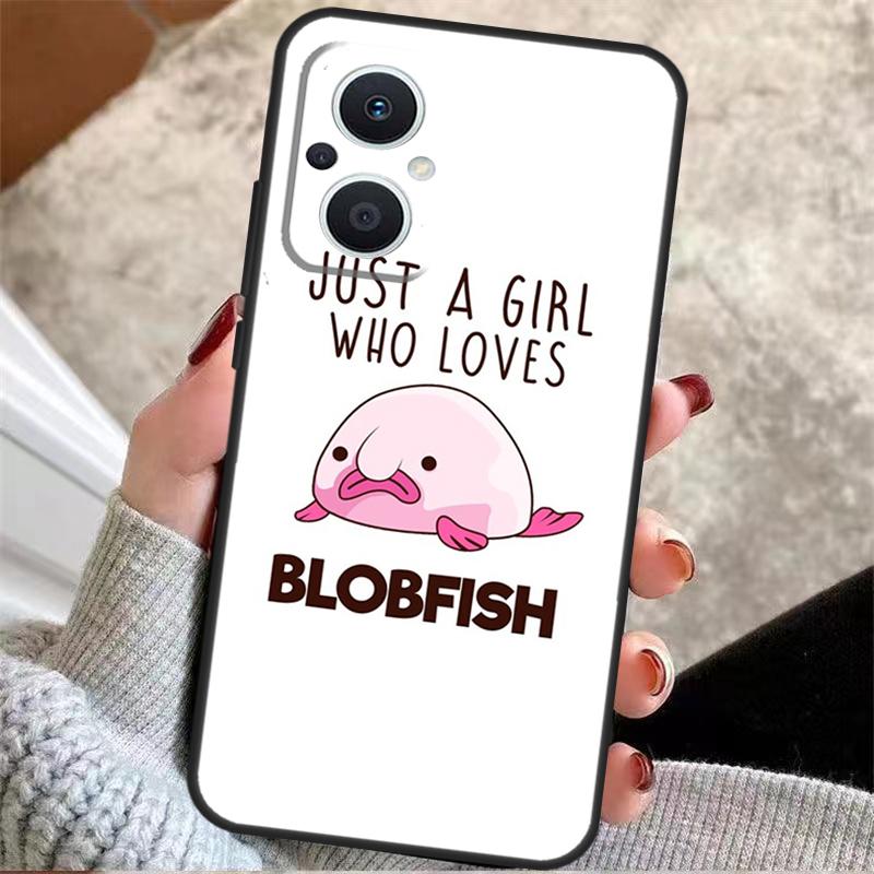 

Cartoon Blobfish For OPPO Reno 14 10 11 12 13 Pro 7 8 Lite 8T 11F 12F 13F 14F OPPO Find X9 X8 X5 X6 Pro Case OPPO Reno7 4G