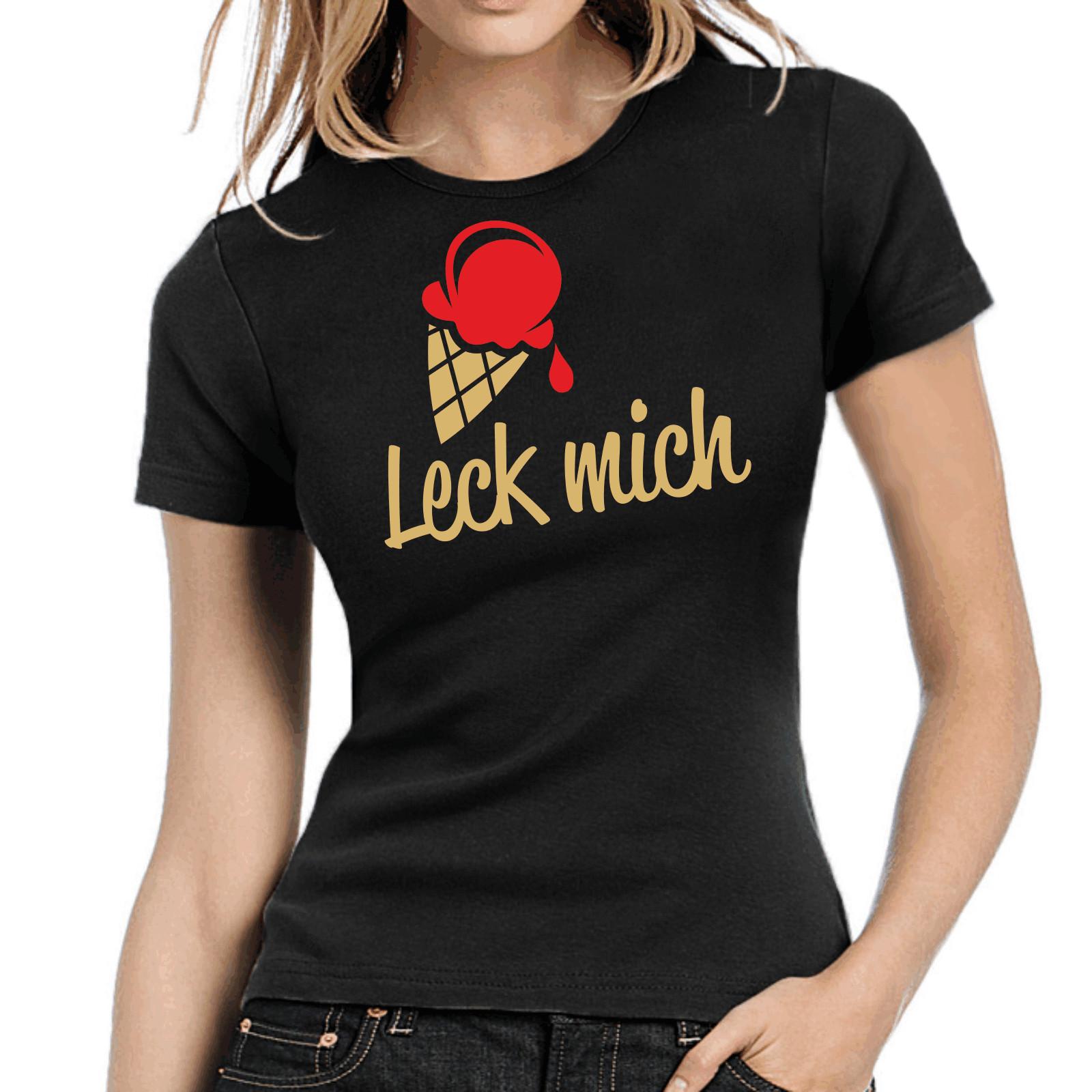 Lick Me Ice Cream Ice Cream Bag Ice Cream Sayings Comedy Fun Fun Ladies Girlie T-Shirt Mens Womens Tees Top S