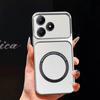 Upgraded Big Lens Protection Case for Realme C65s,C63,C61,Note 70 Luxury Leather Casing with Magnetic Ring
