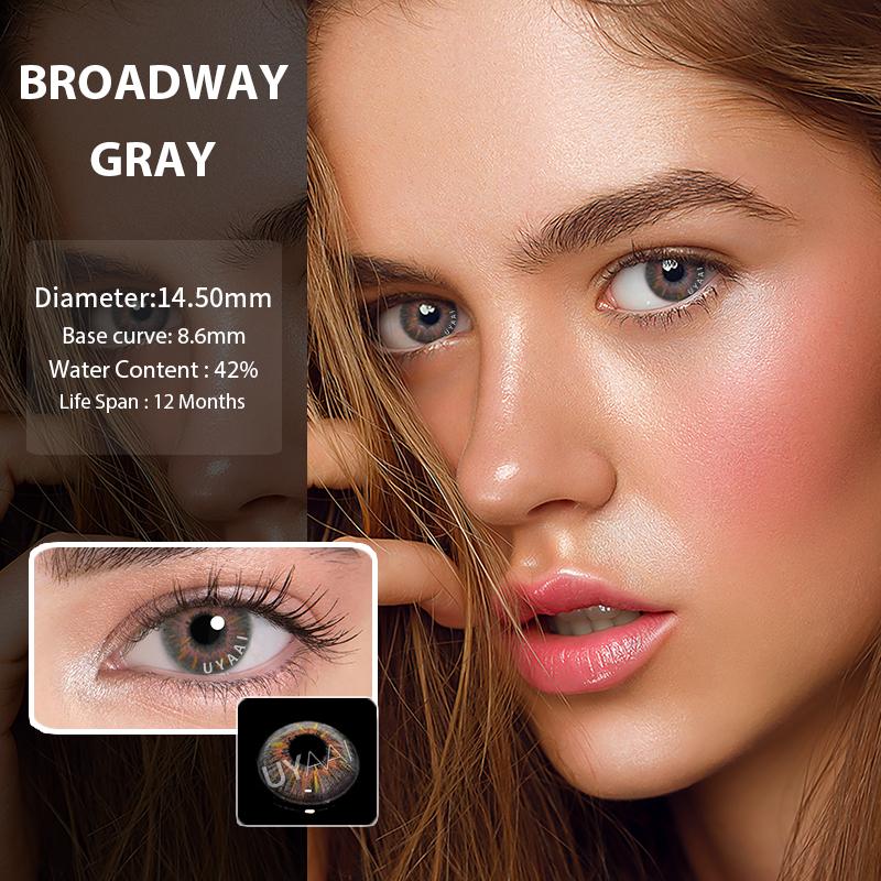 Cheap UYAAI 1Pair(2pcs) Fashion Accessories Colored Contact Lens For