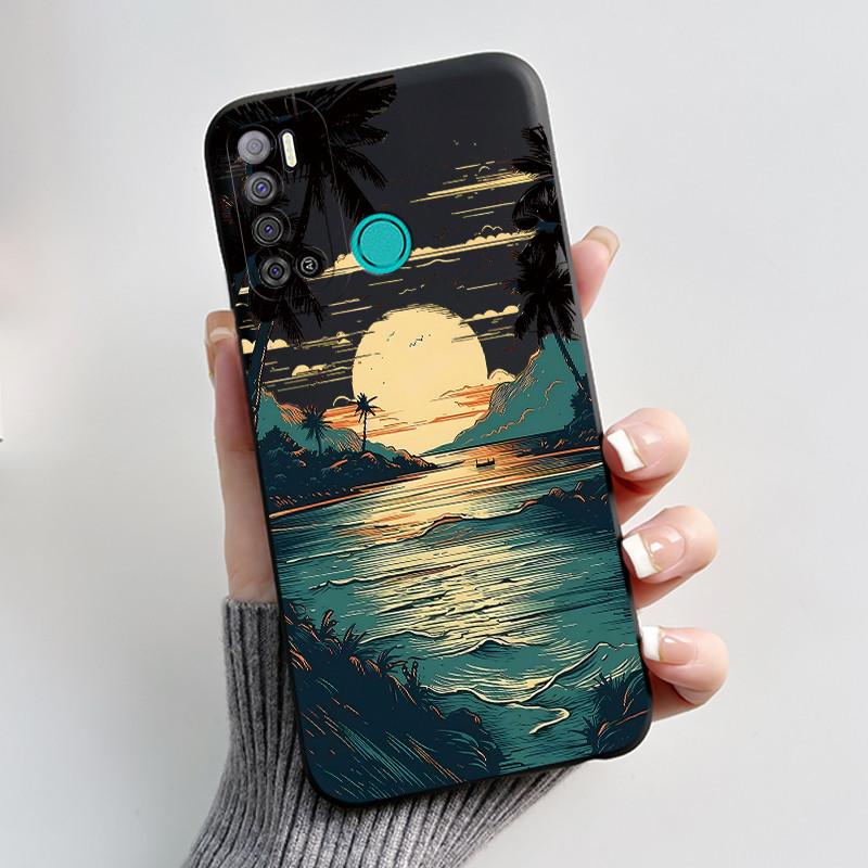 For Tecno Pouvoir 4 Pouvoir 4 Pro LC7 LC8 Case Luxury Cute Love Rabbit Funny Phone Casing Black Silicone Protective Back Cover