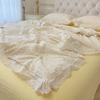 Lace Lace Bedding Four-piece Set Soft Skin-friendly Breathable Washed Sheets Quilt Cover Pillowcase