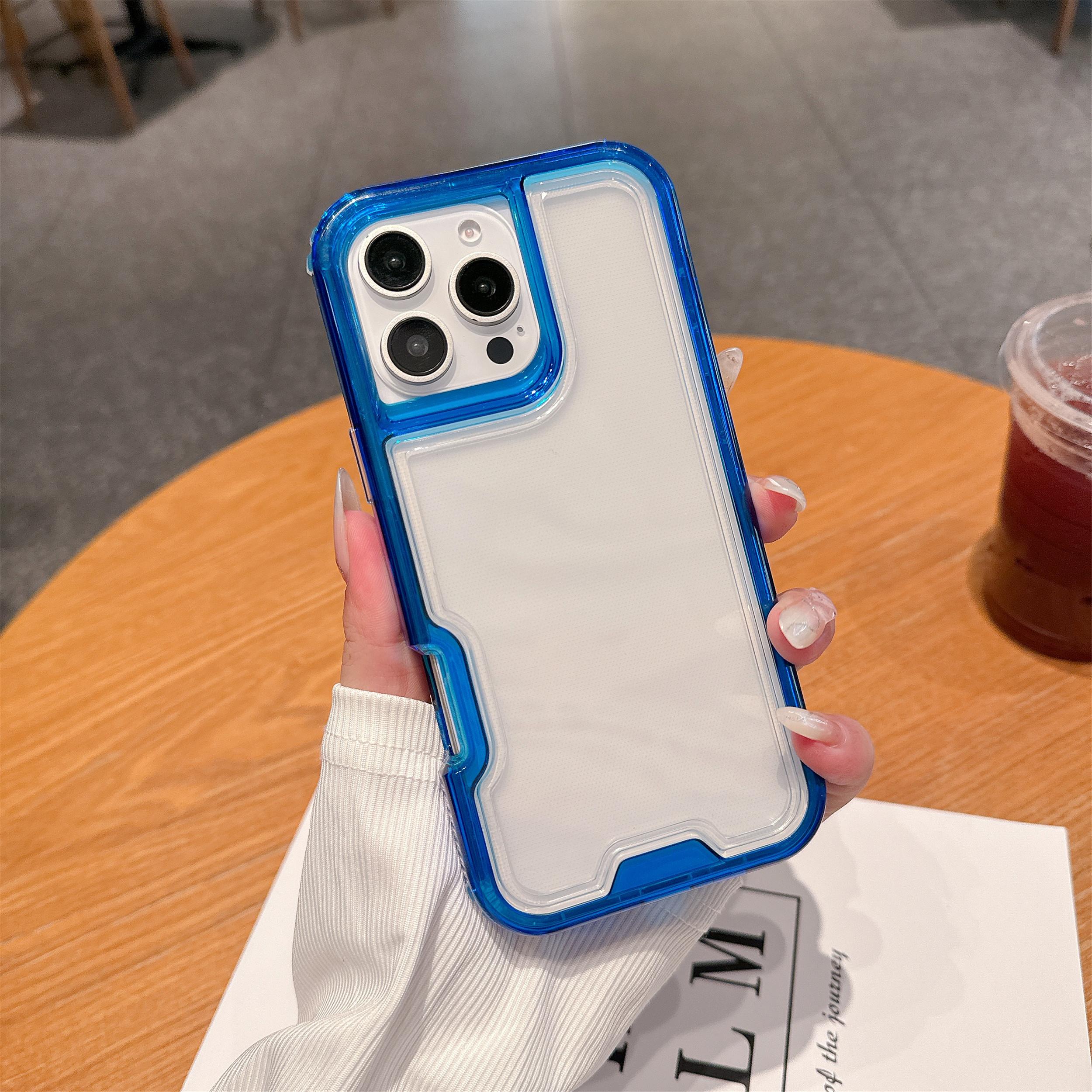 For iPhone 16 Pro Case Detachable 2-in-1 TPU+PC Clear Drop-Proof Phone Cover G