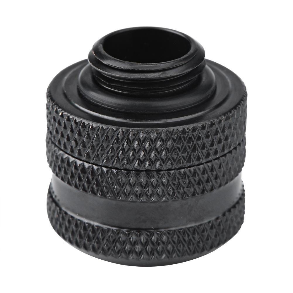 Water Cooling Compression Fitting for Rigid Acrylic Tube 10 * 14mm (Black)